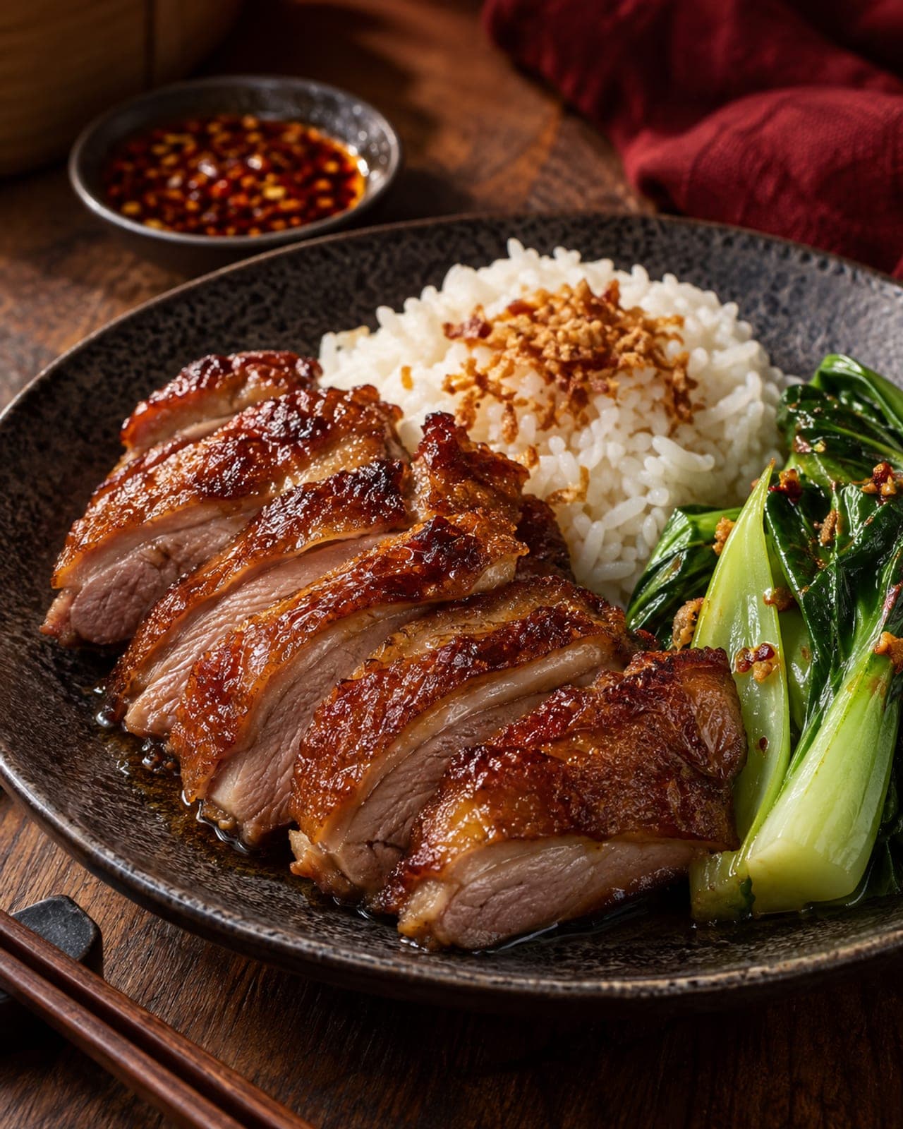 Pan Fried Duck